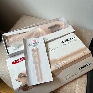 TYMO CurlGo Cordless Auto Curling Iron - Gold